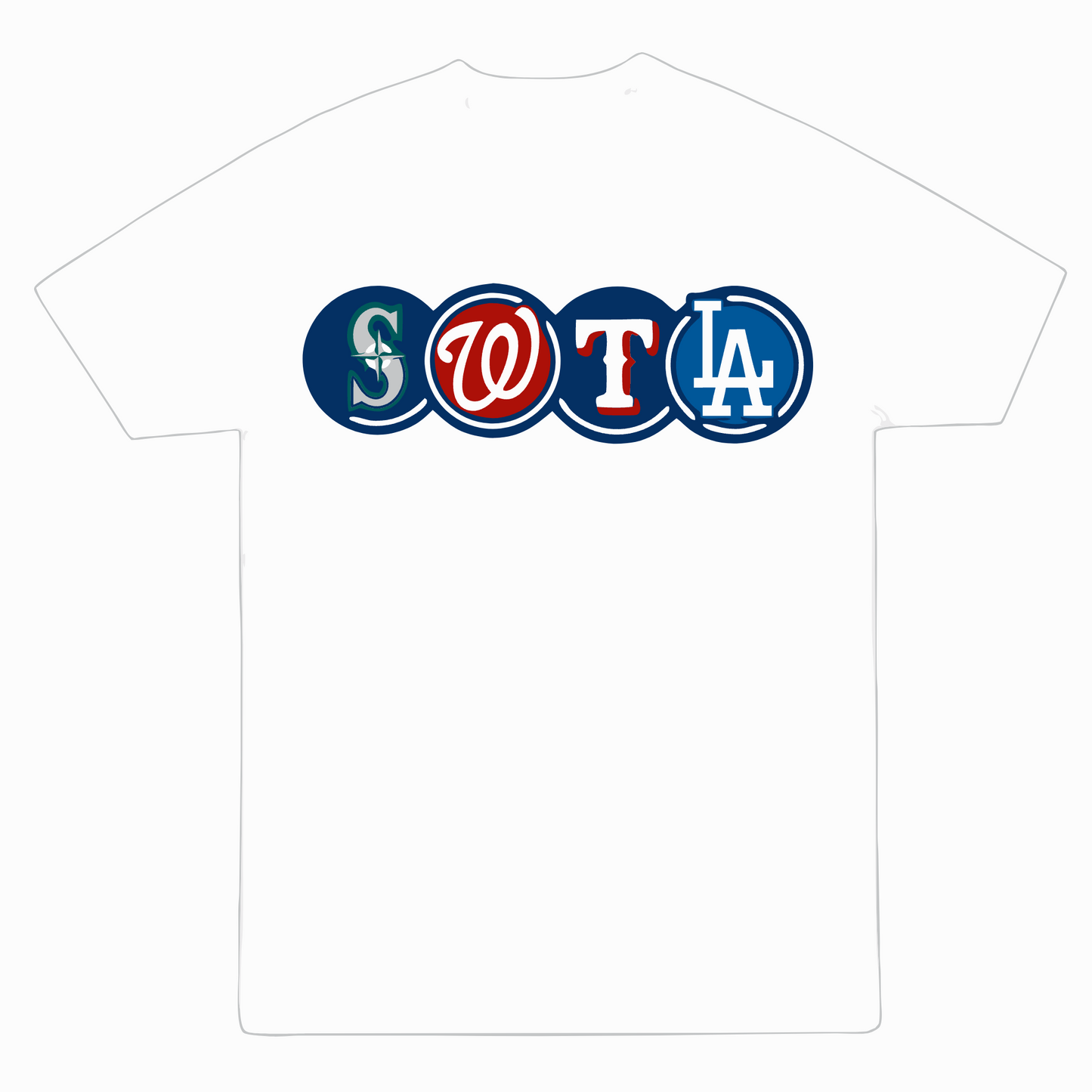 White Sweet Major League T-Shirt